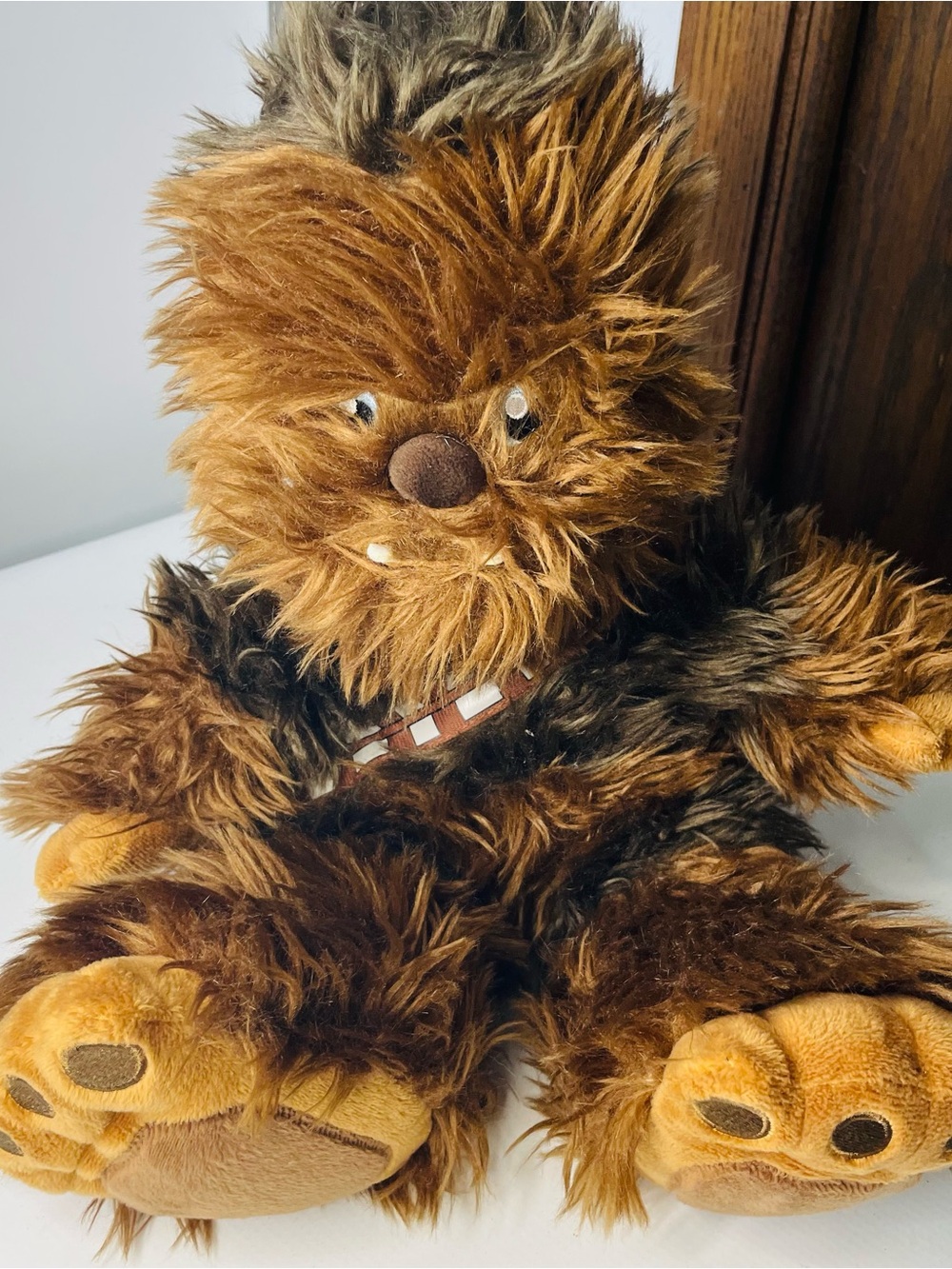 Star Wars Plush Chewbacca in Brown and Tan Disney Parks Exclusive 14”
